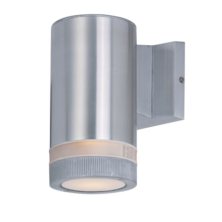 Maxim Lighting Lightray 1-Light 4.25" Wide Brushed Aluminum Outdoor Wall Sconce 6110AL